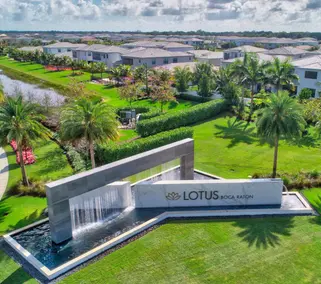 Lotus community sign