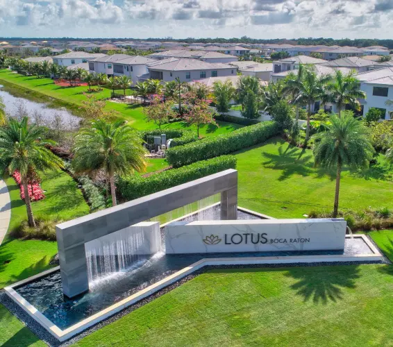 Lotus community sign